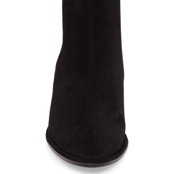 Jeffrey Campbell New OASIS STATEMENT Jewel HEEL Boot BLACK Suede NIB CHIC Womens - Picture 6 of 17